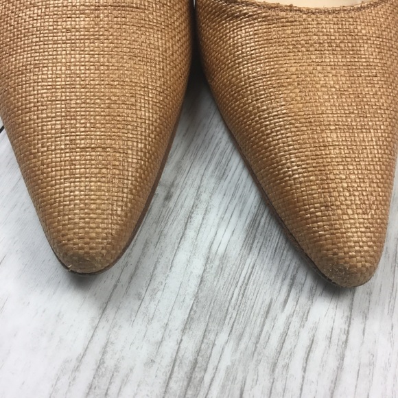 Stubbs & Wootton Palm Beach Woven Wedge Mules - Picture 4 of 7